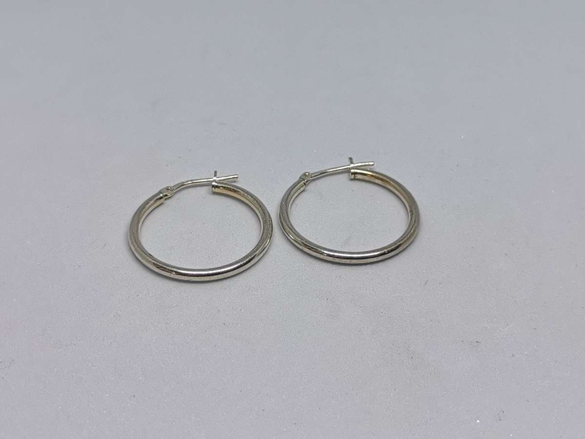 Silver Hoop Earrings