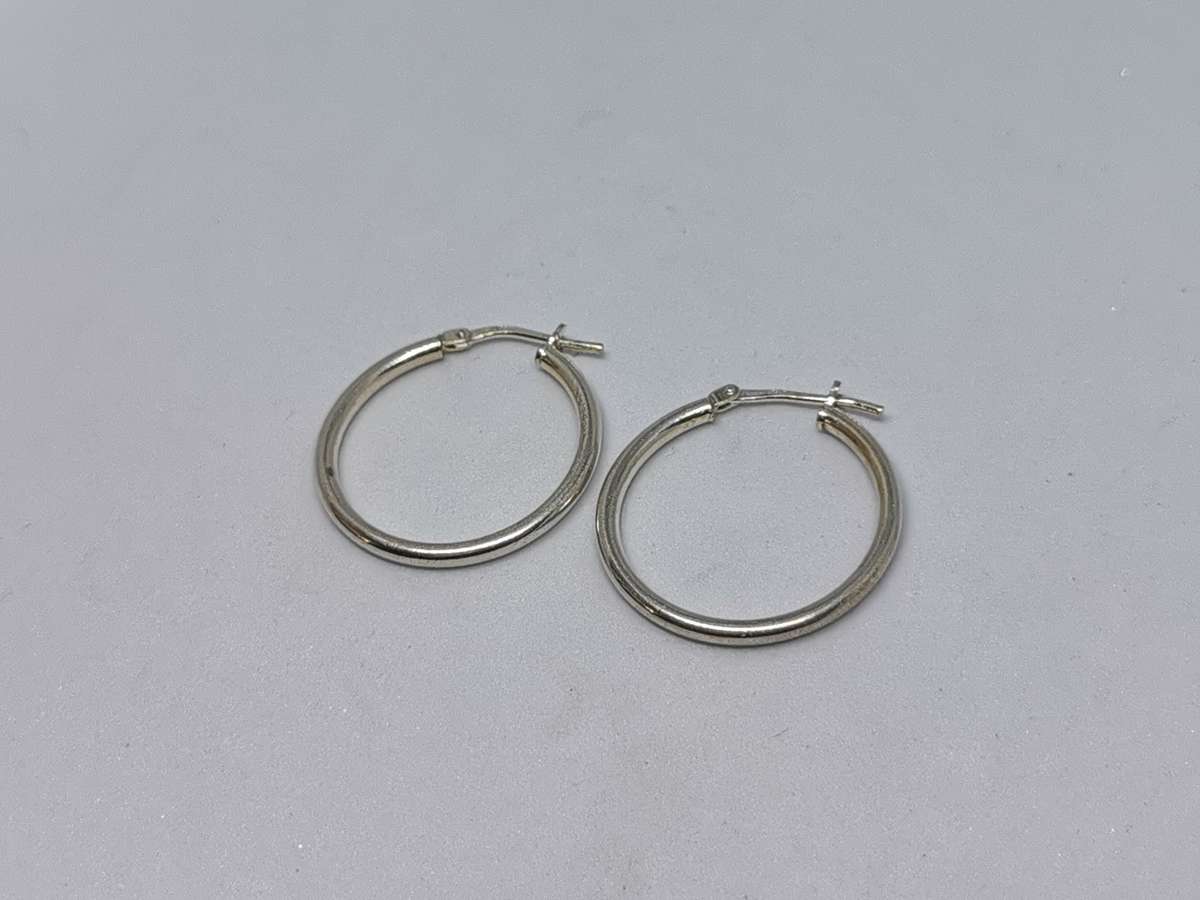 Silver Hoop Earrings