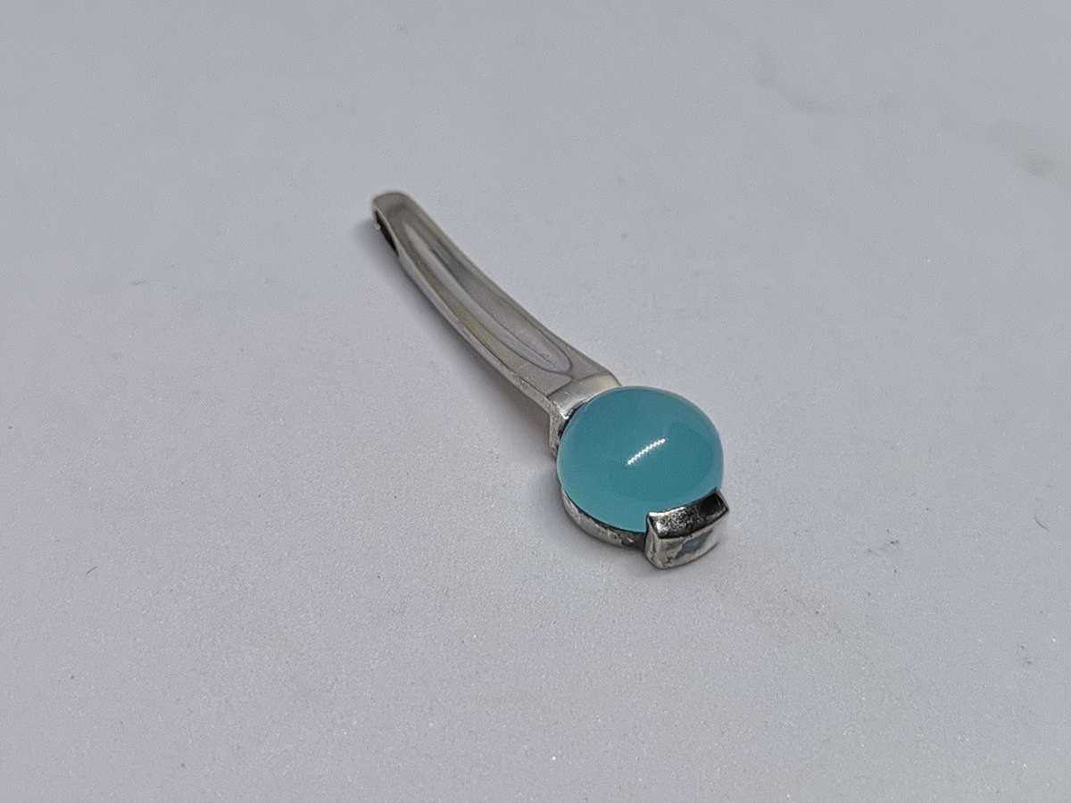Silver Aquamarine Pendant