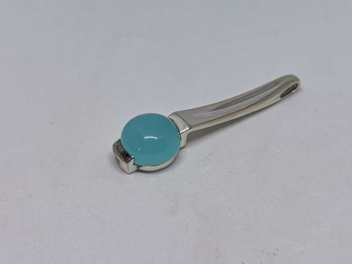 Silver Aquamarine Pendant