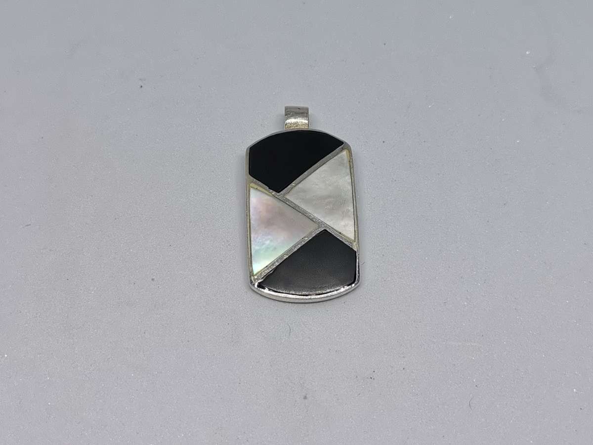 Silver Multi-Gemstone Pendant