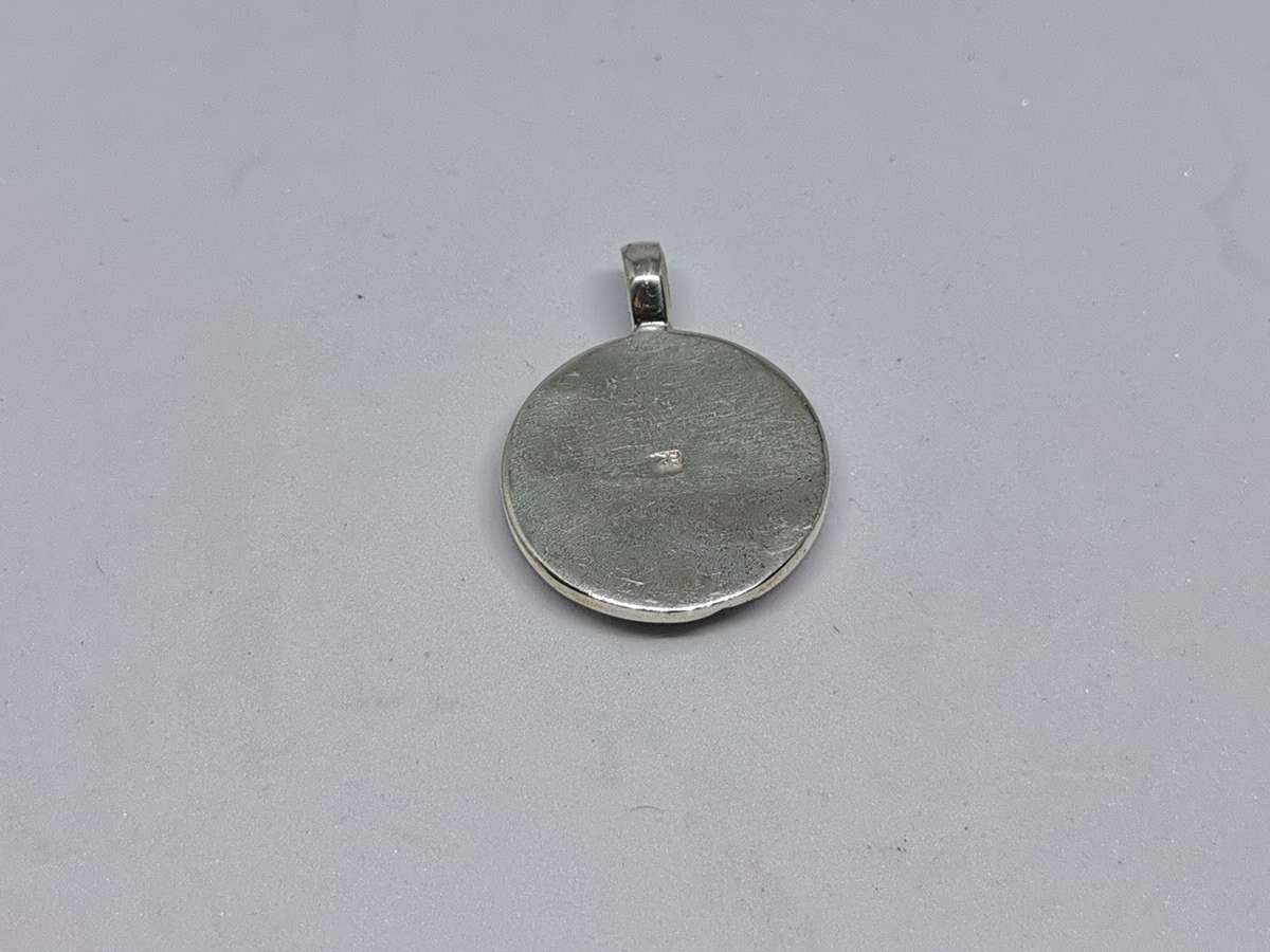 Silver Labradorite and Abalone Pendant