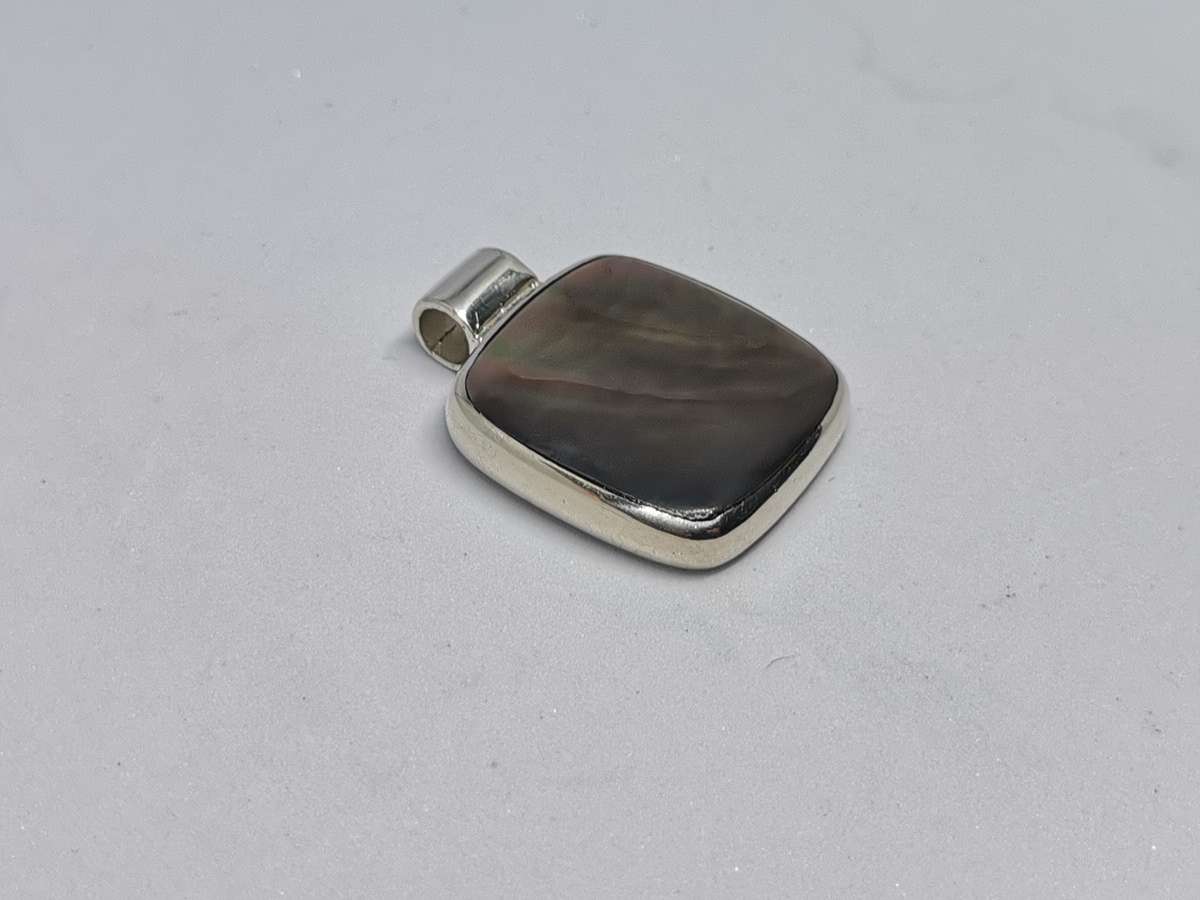 Silver Abalone Pendant