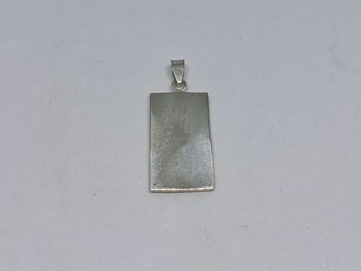 Silver Lapis Lazuli Pendant