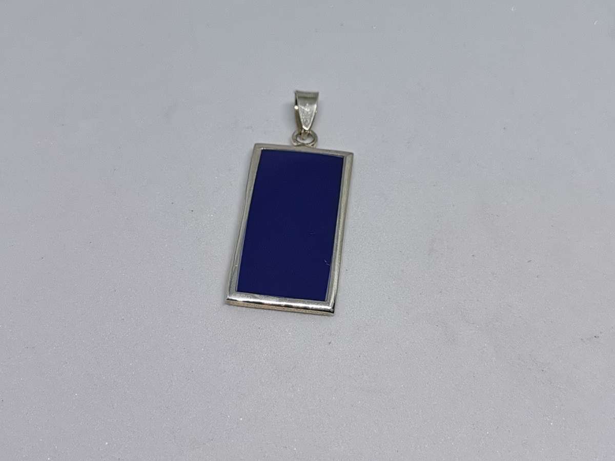 Silver Lapis Lazuli Pendant