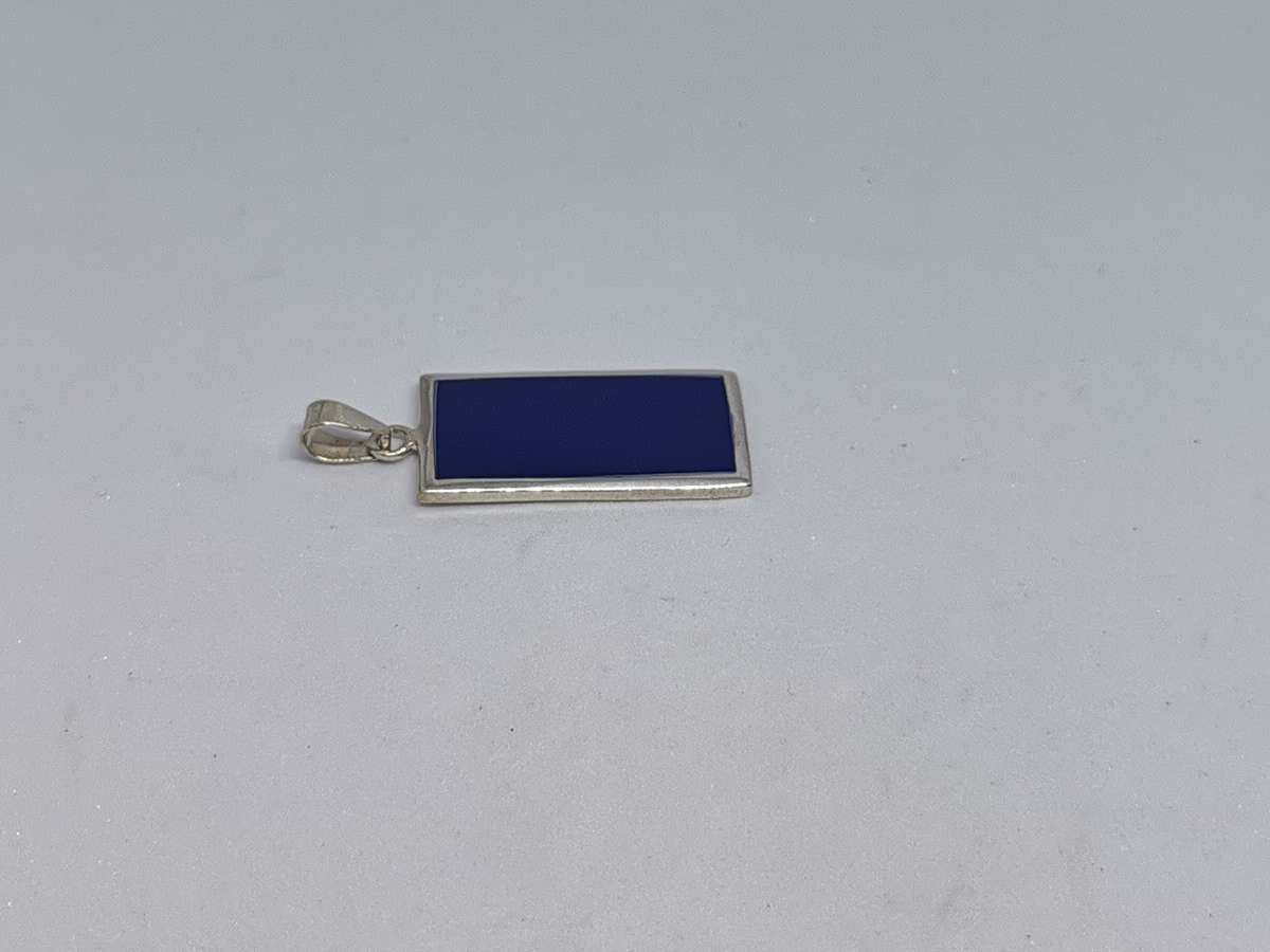 Silver Lapis Lazuli Pendant