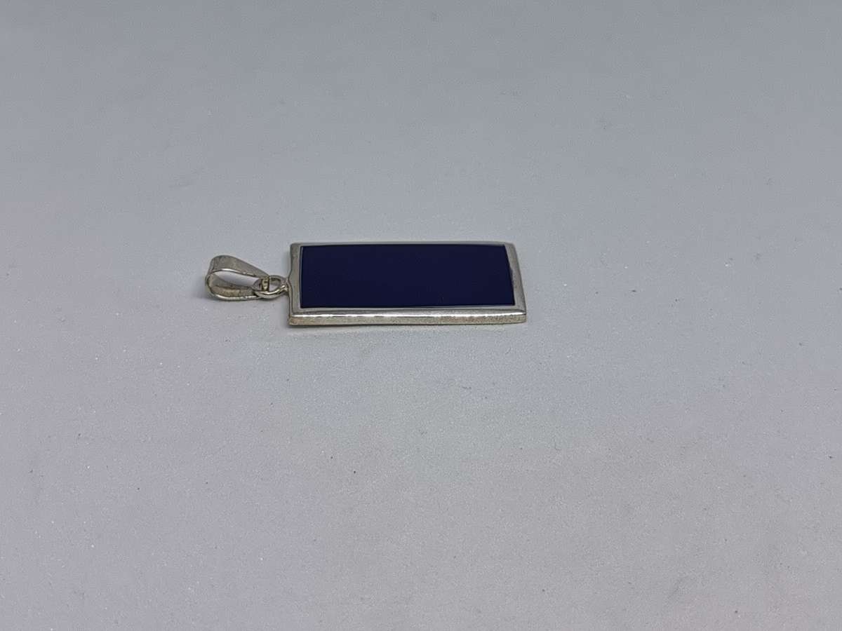 Silver Lapis Lazuli Pendant