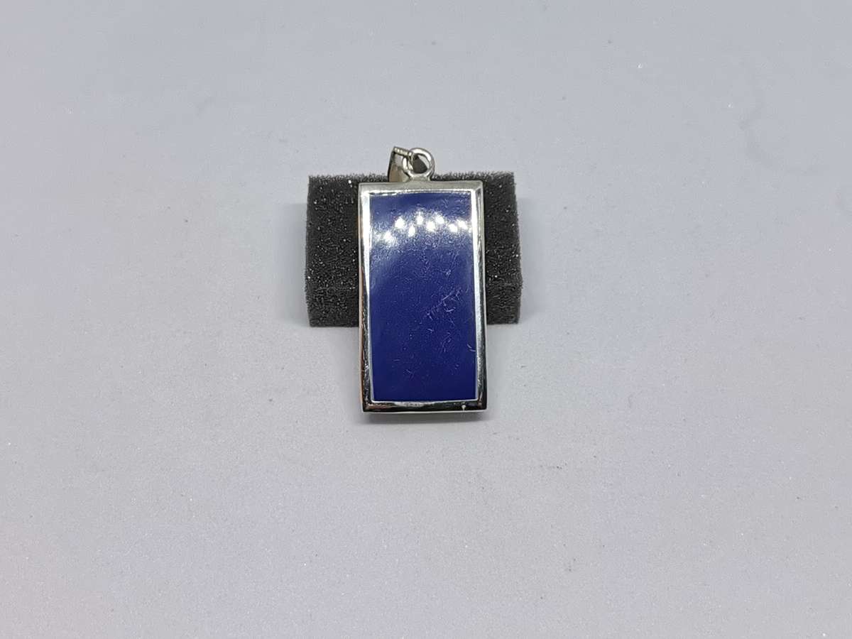 Silver Lapis Lazuli Pendant