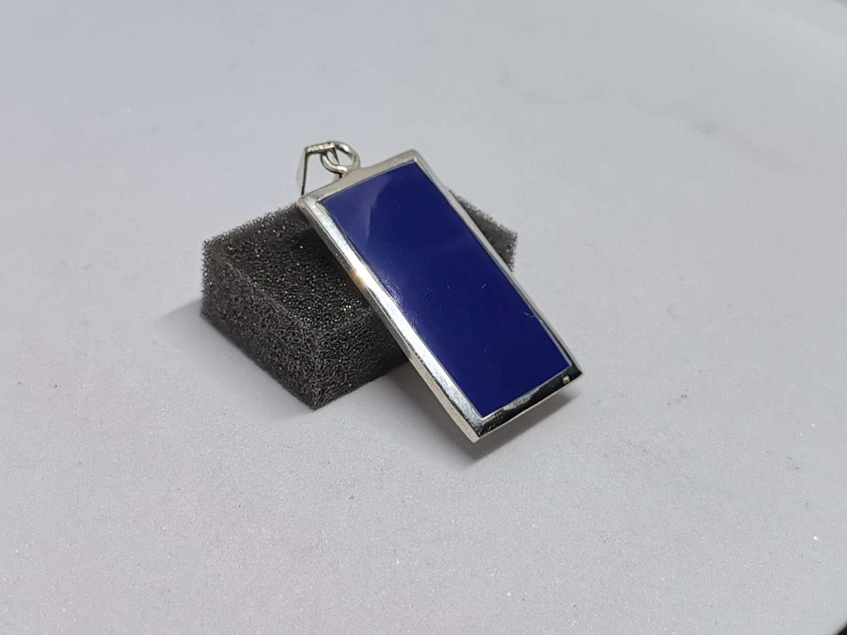 Silver Lapis Lazuli Pendant