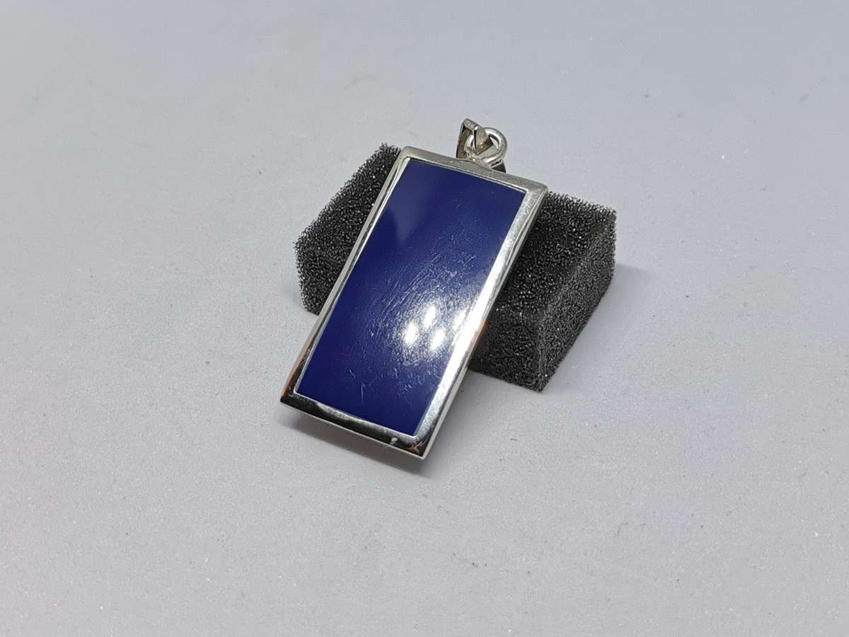Silver Lapis Lazuli Pendant