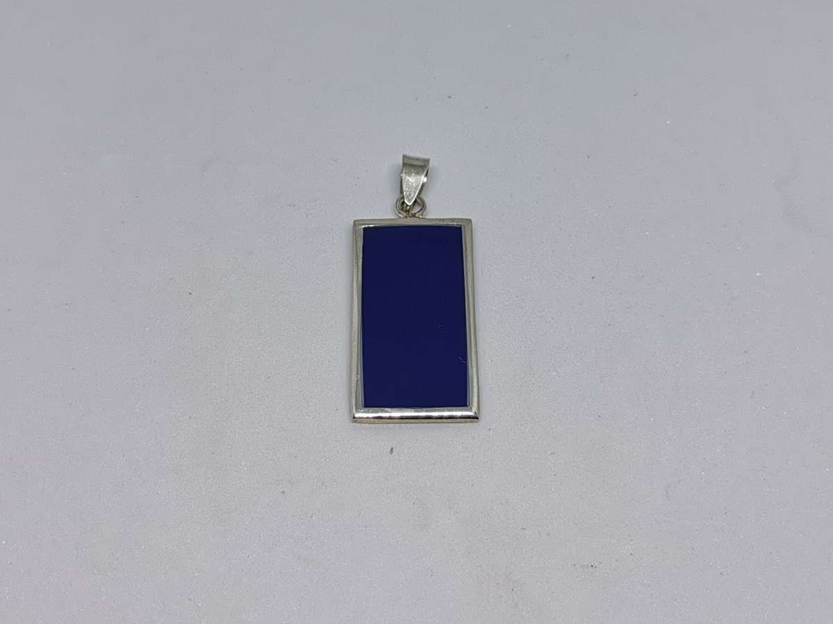 Silver Lapis Lazuli Pendant