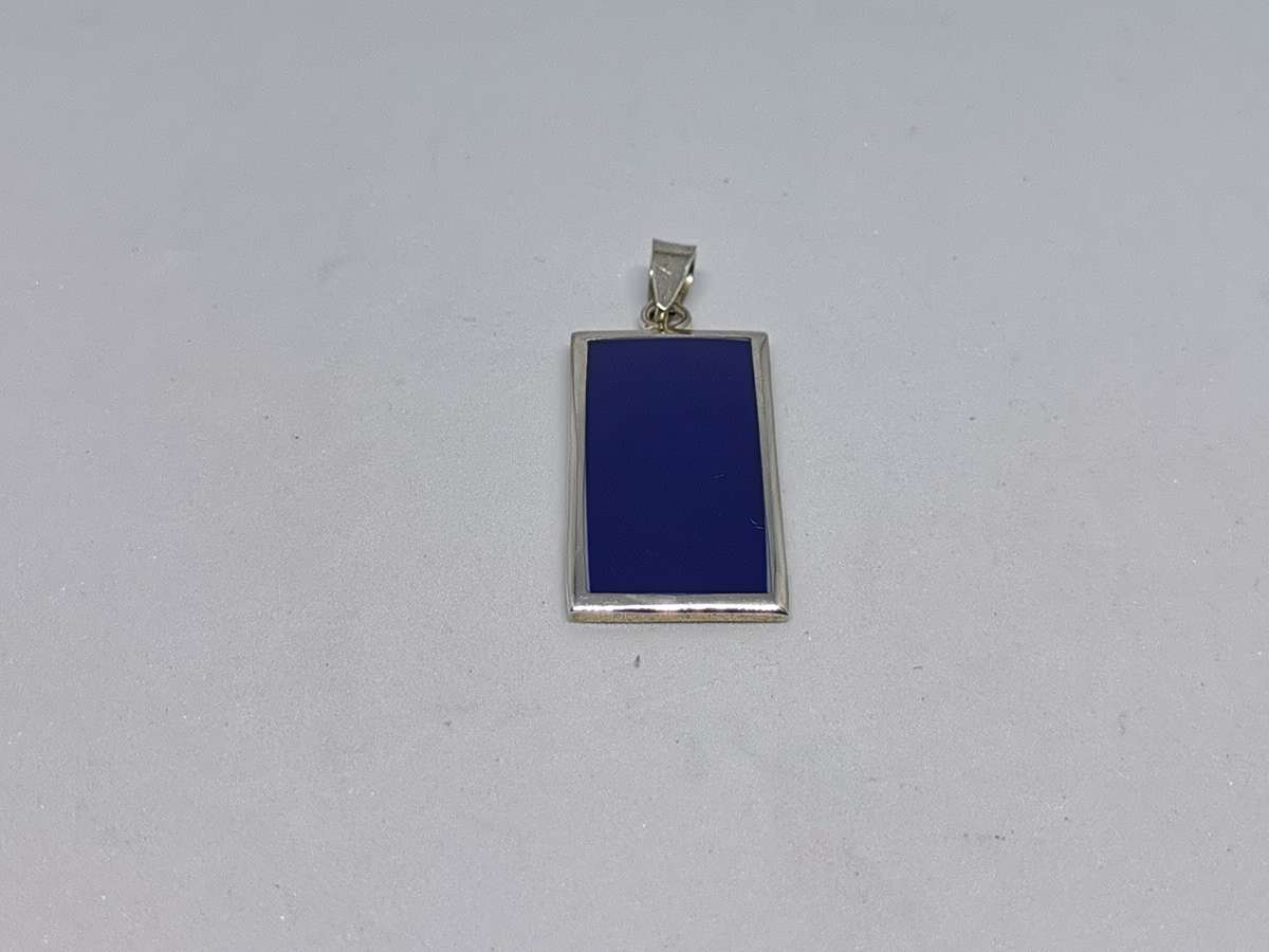Silver Lapis Lazuli Pendant