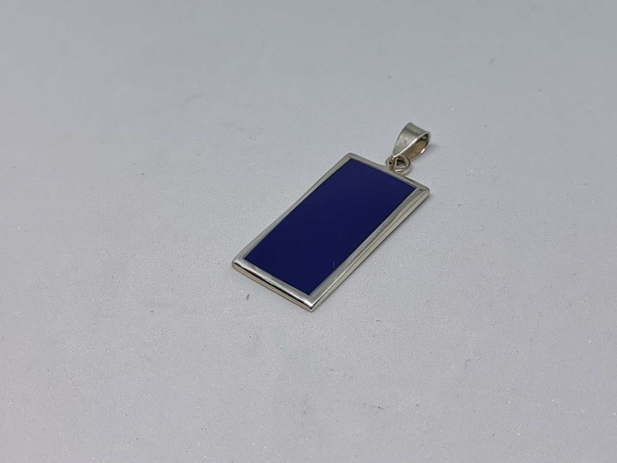 Silver Lapis Lazuli Pendant
