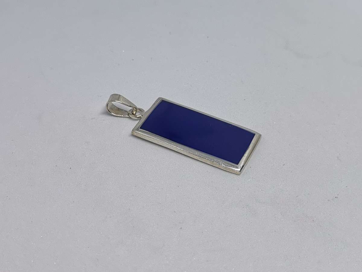 Silver Lapis Lazuli Pendant
