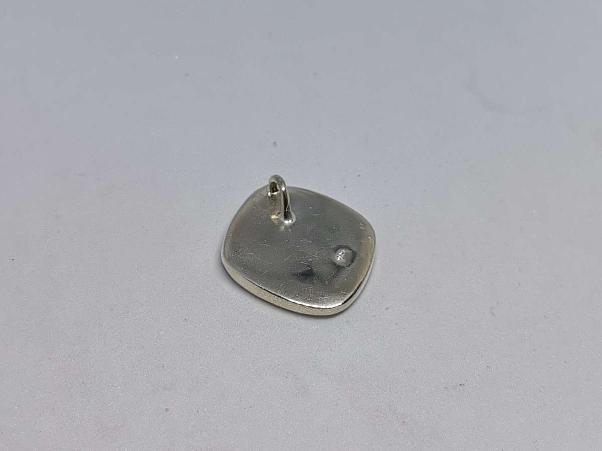 Silver Onyx and Pearl Pendant