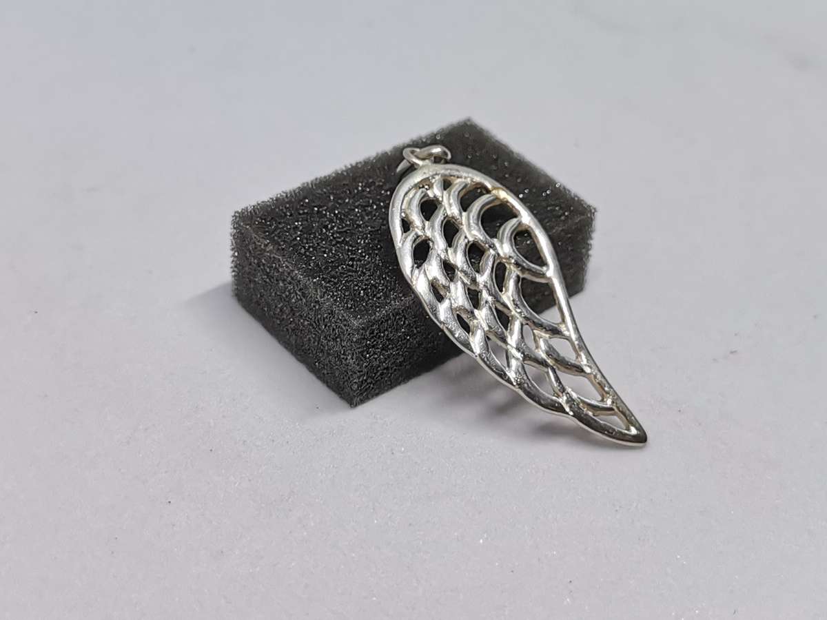 Silver Angel Wing Pendant