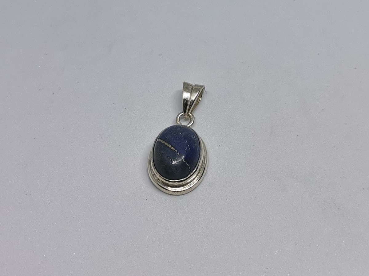 Silver Lapis Lazuli Pendant