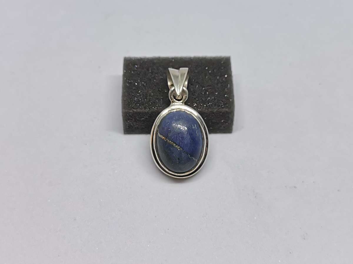Silver Lapis Lazuli Pendant