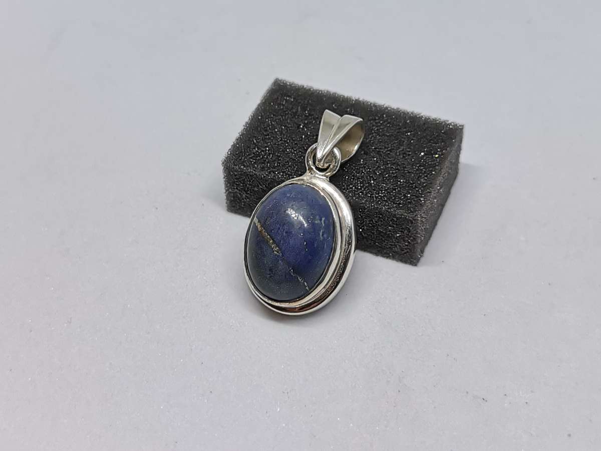 Silver Lapis Lazuli Pendant
