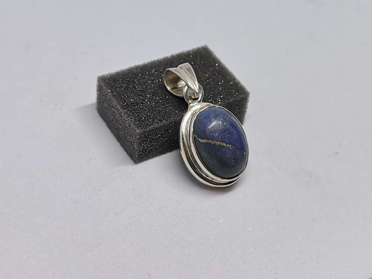 Silver Lapis Lazuli Pendant