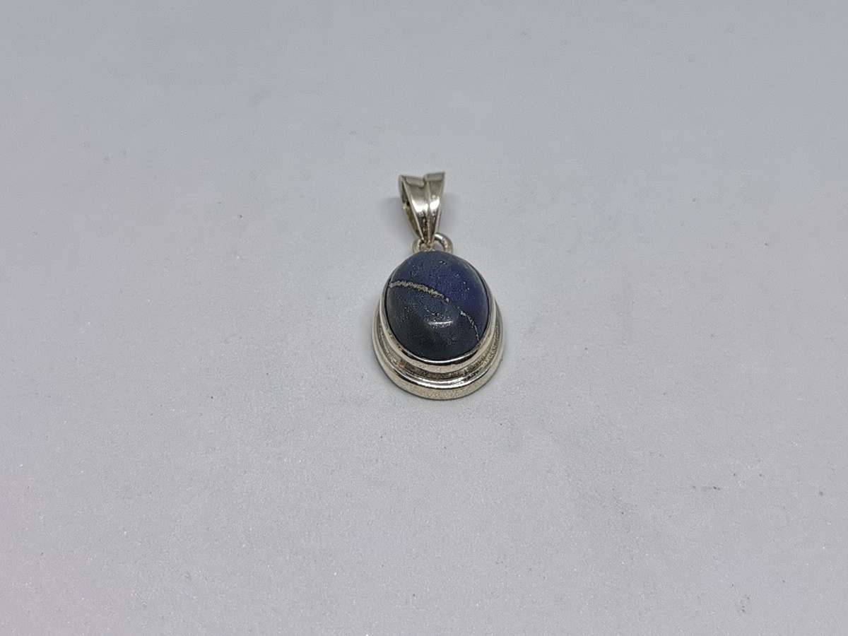 Silver Lapis Lazuli Pendant