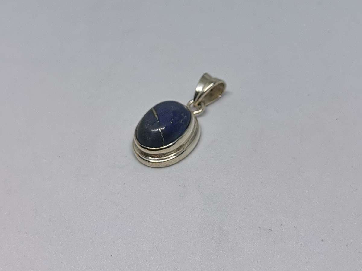 Silver Lapis Lazuli Pendant