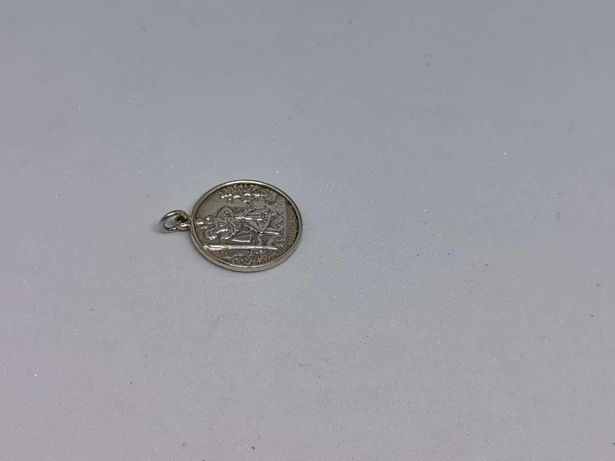 Silver St. Christopher Pendant