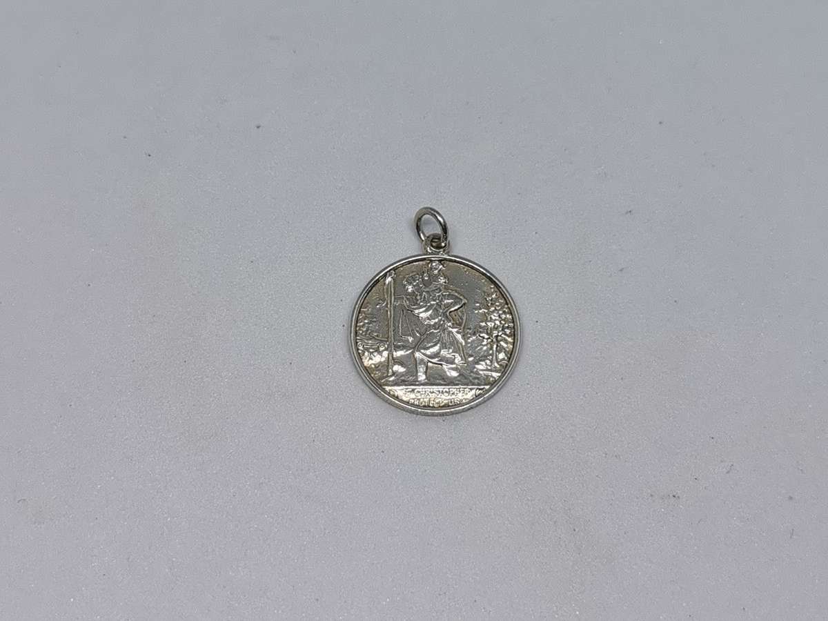 Silver St. Christopher Pendant