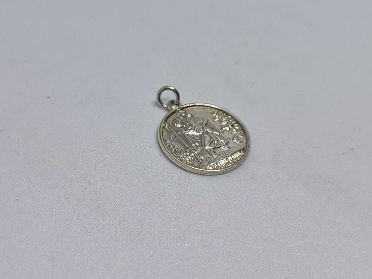 Silver St. Christopher Pendant