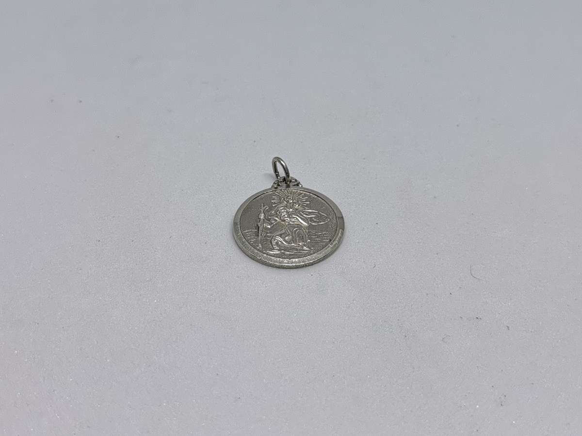 Silver St Christopher Pendant