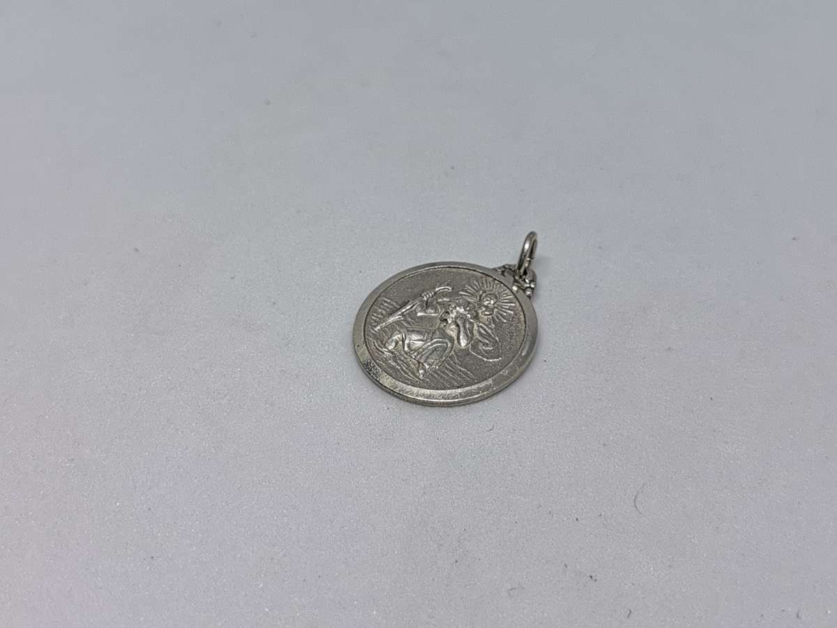 Silver St Christopher Pendant