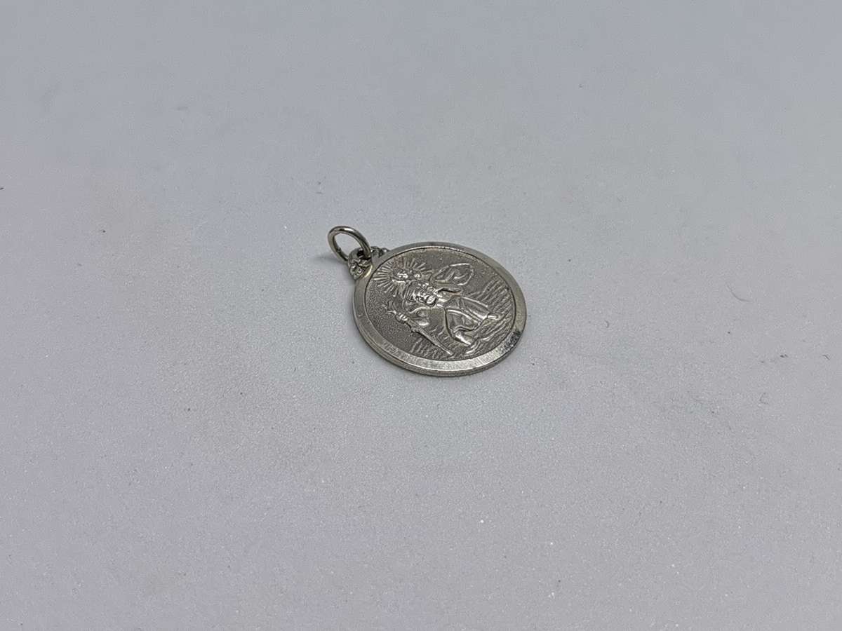 Silver St Christopher Pendant