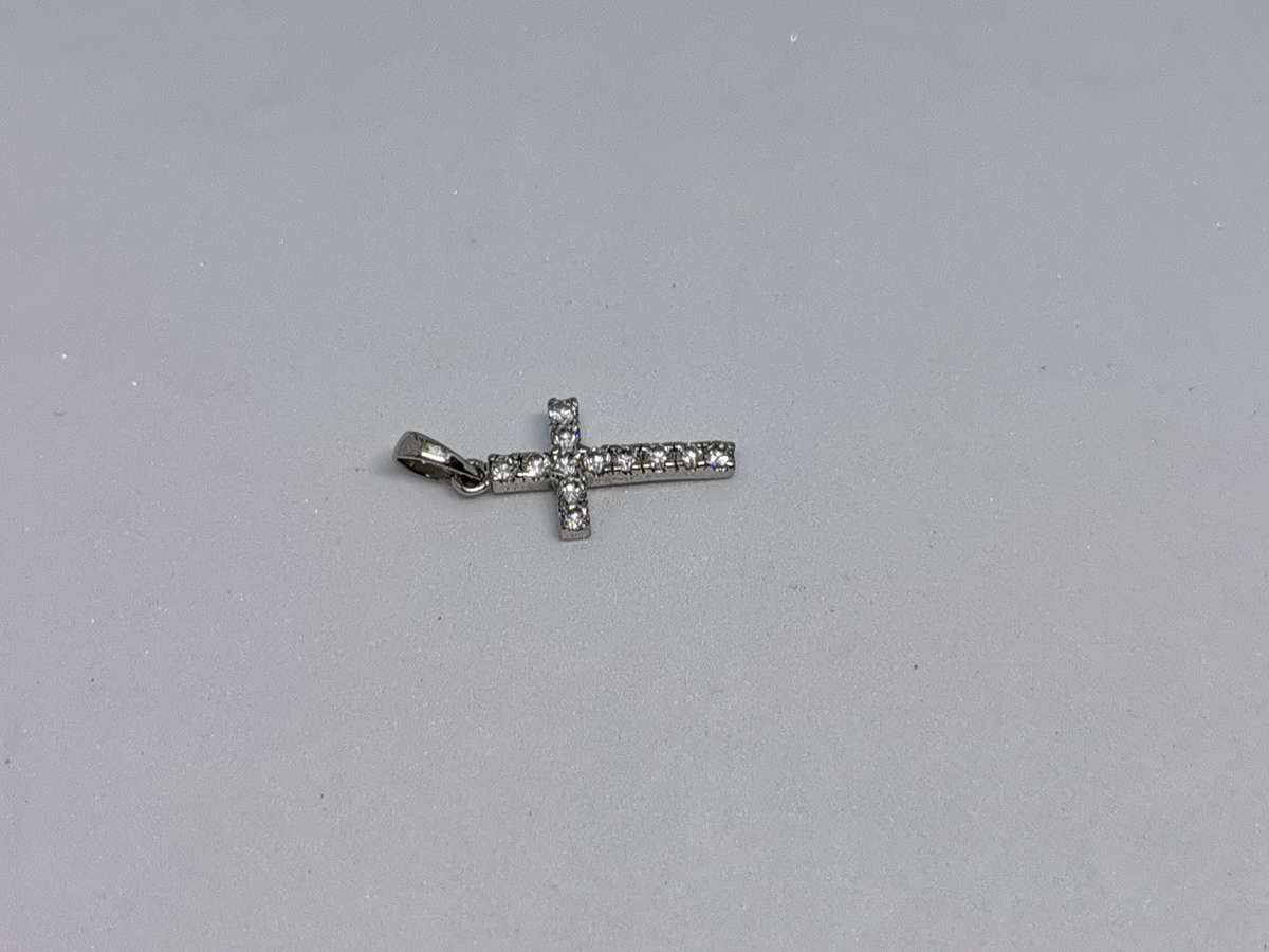 Dainty Silver Cross Pendant