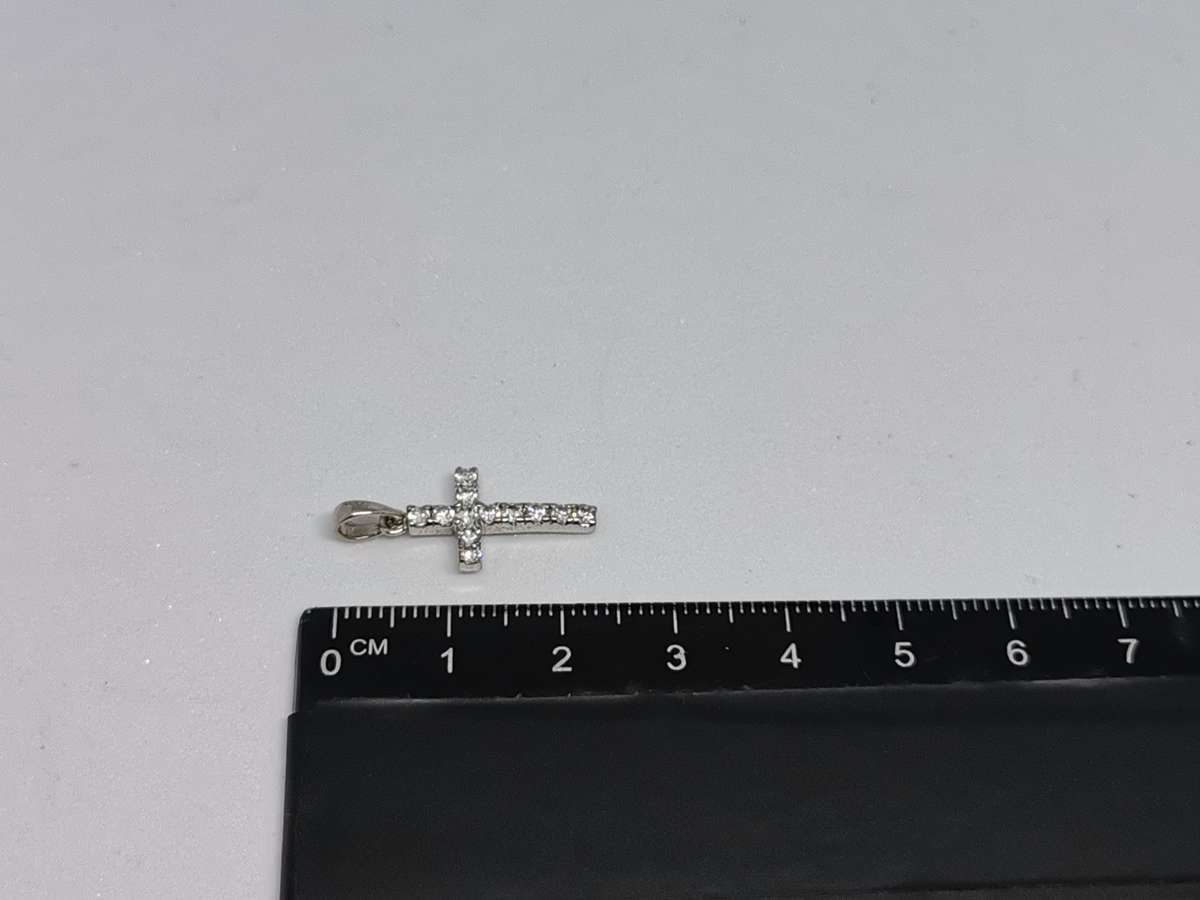 Dainty Silver Cross Pendant