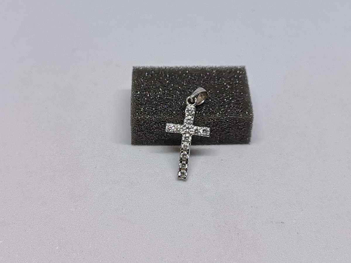 Dainty Silver Cross Pendant