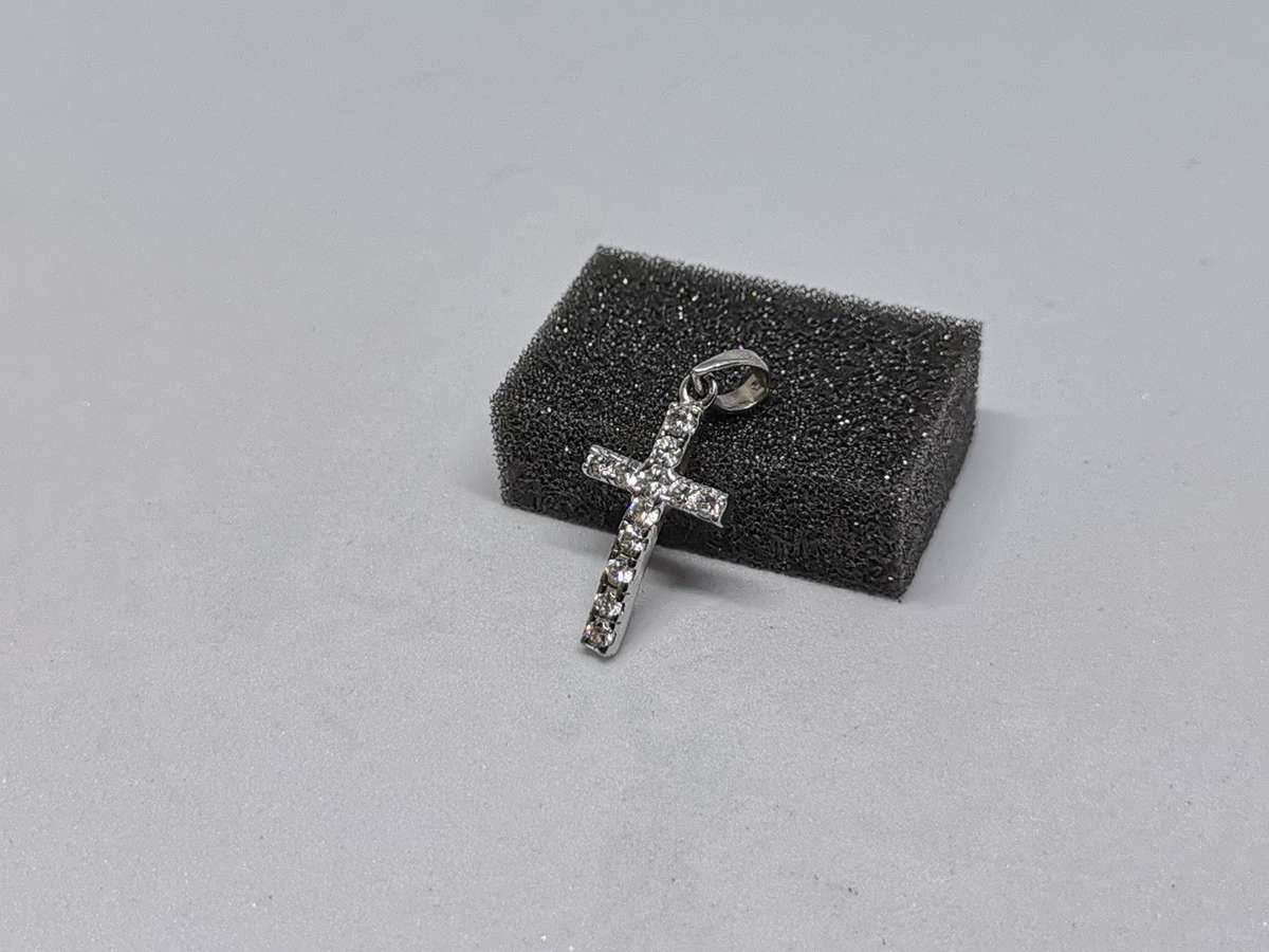 Dainty Silver Cross Pendant
