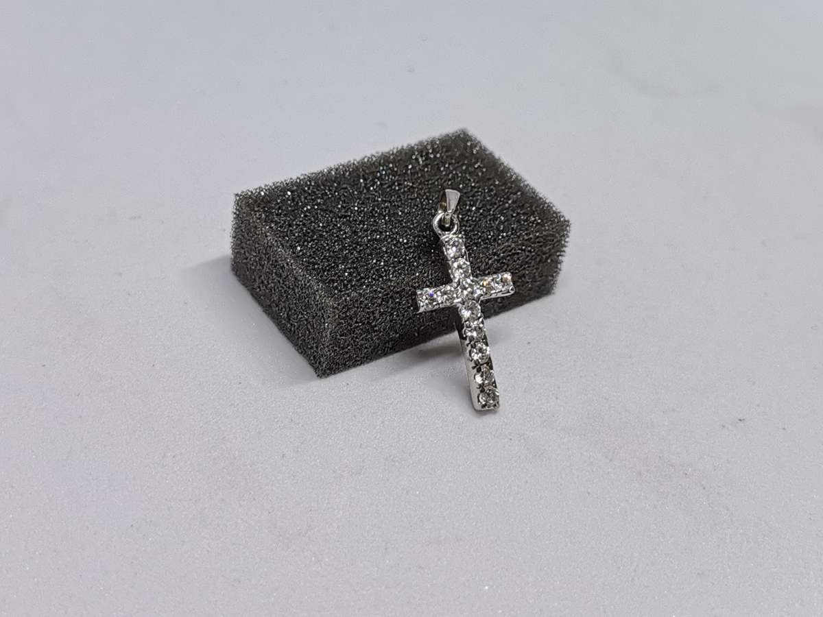 Dainty Silver Cross Pendant