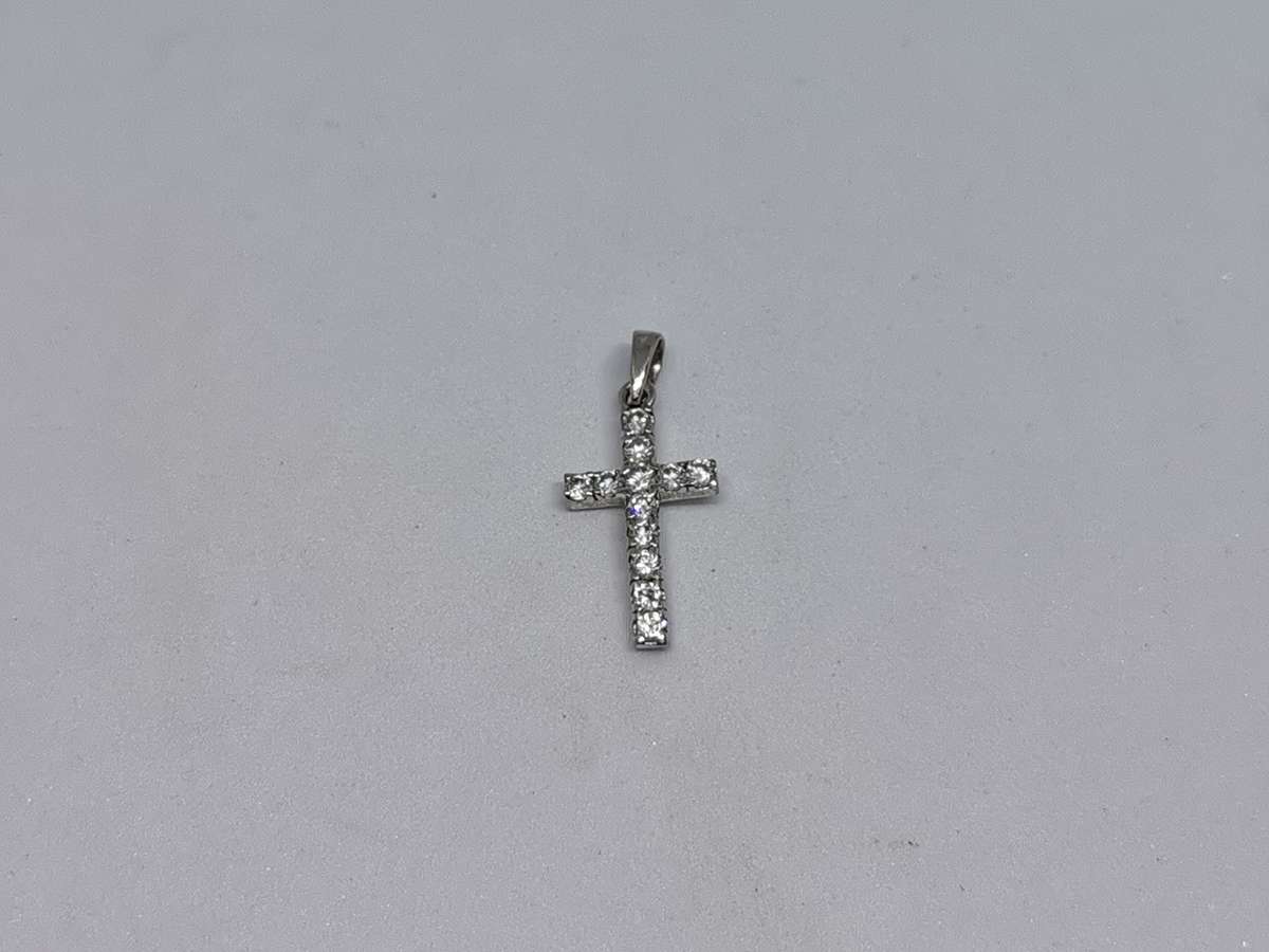 Dainty Silver Cross Pendant