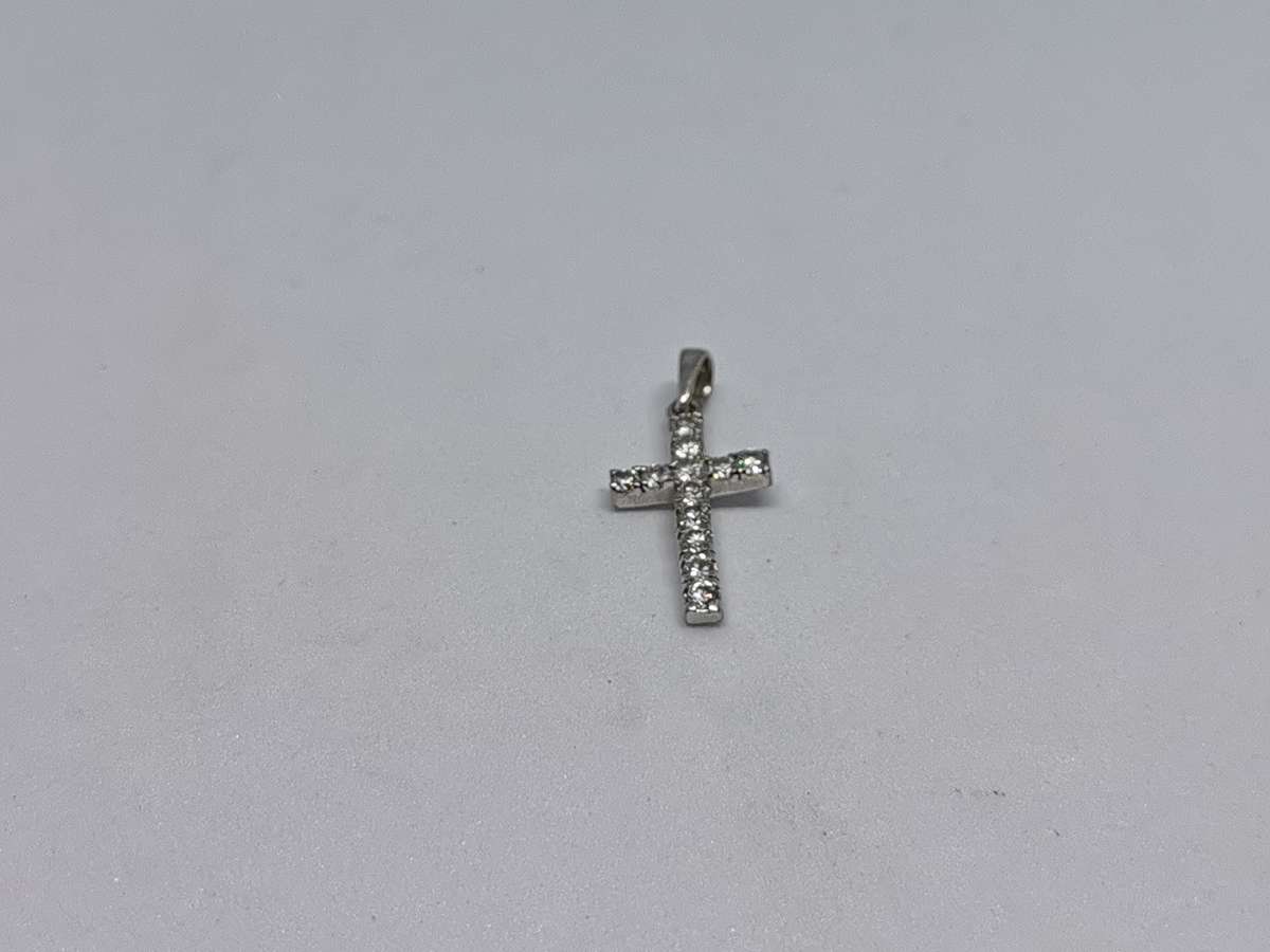 Dainty Silver Cross Pendant