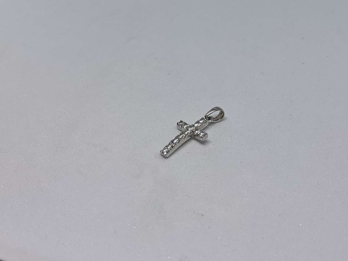 Dainty Silver Cross Pendant