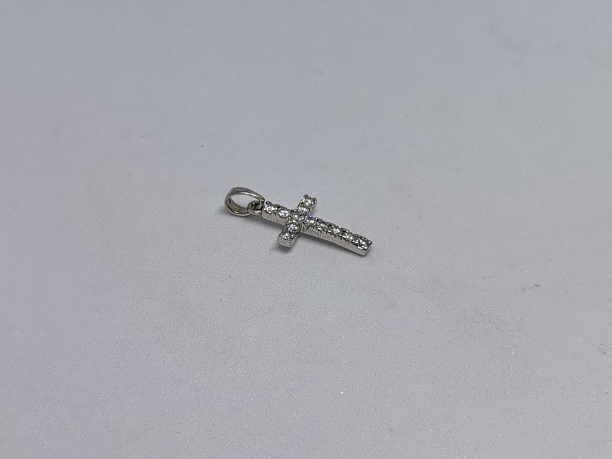 Dainty Silver Cross Pendant