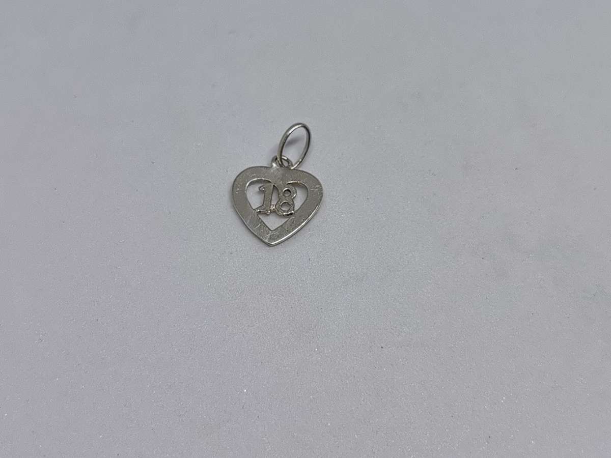 Silver 18th Birthday Pendant