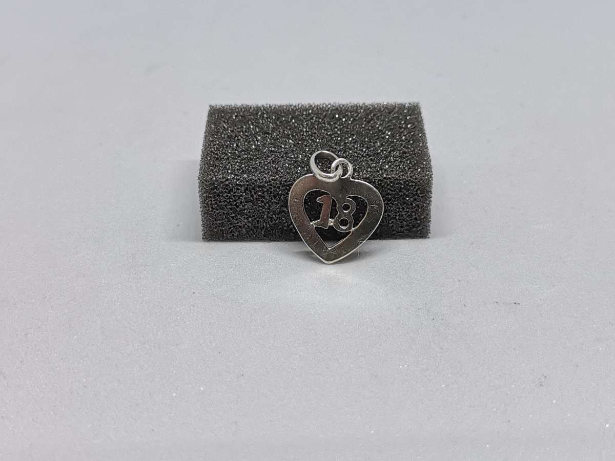 Silver 18th Birthday Pendant