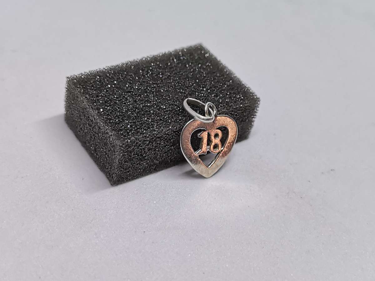 Silver 18th Birthday Pendant
