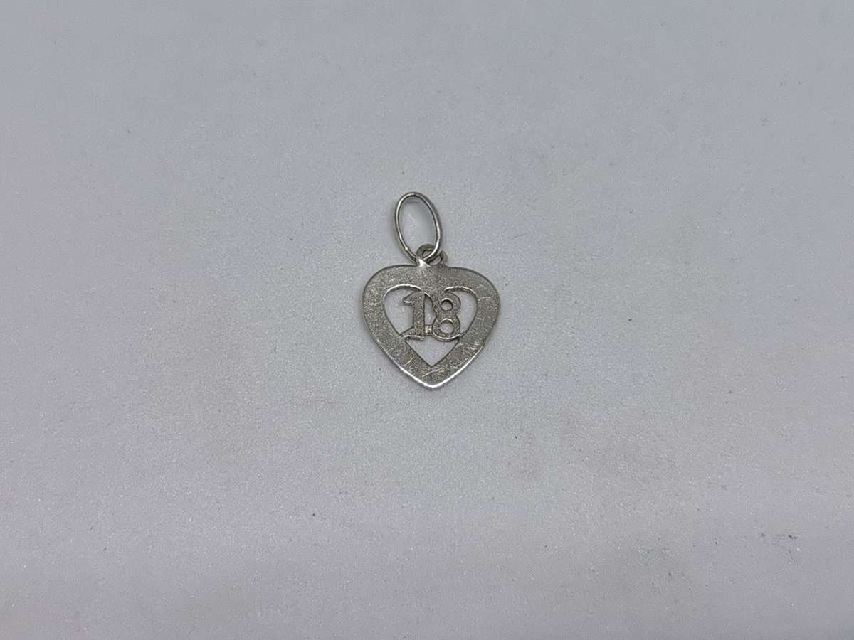 Silver 18th Birthday Pendant