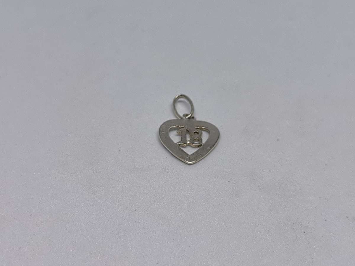 Silver 18th Birthday Pendant
