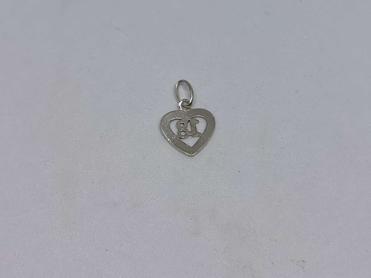 Silver 18th Birthday Pendant