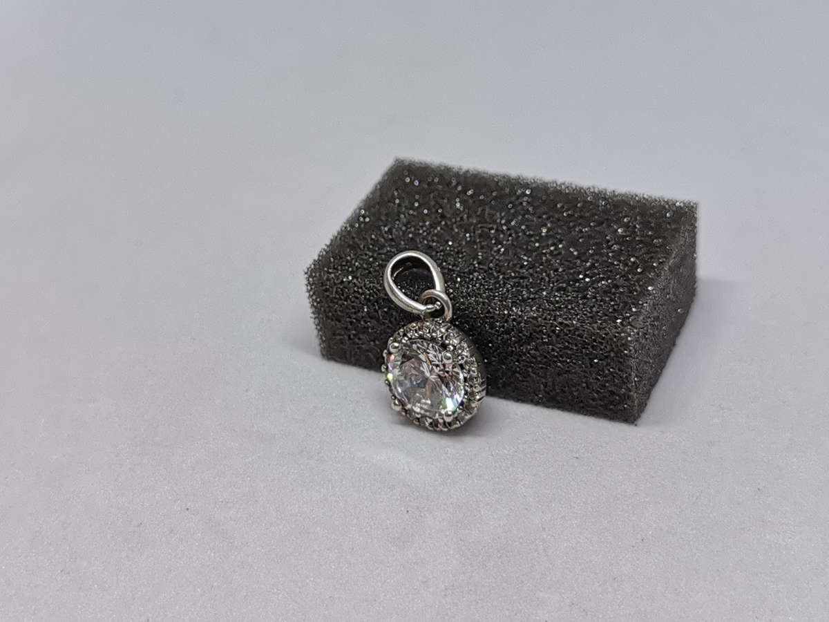 Dazzling Silver Pendant