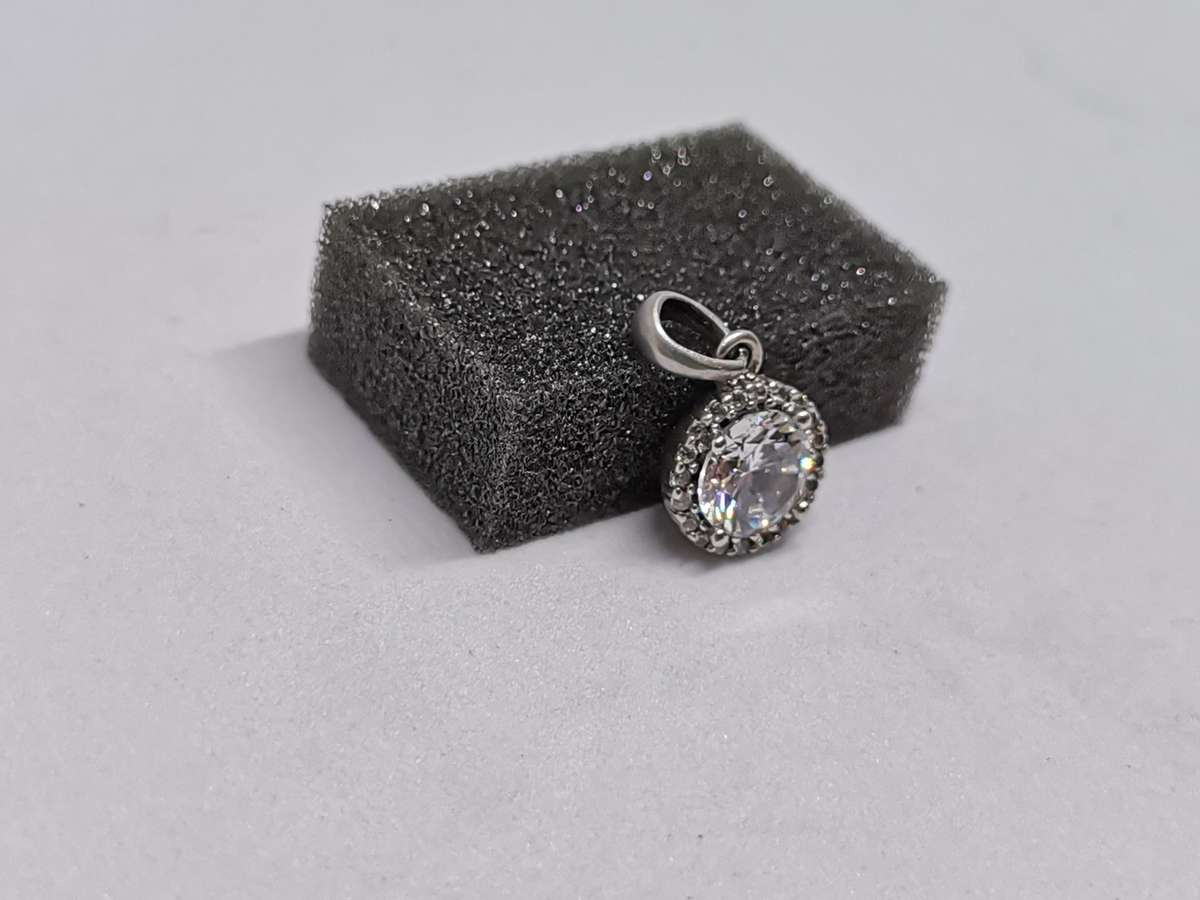 Dazzling Silver Pendant