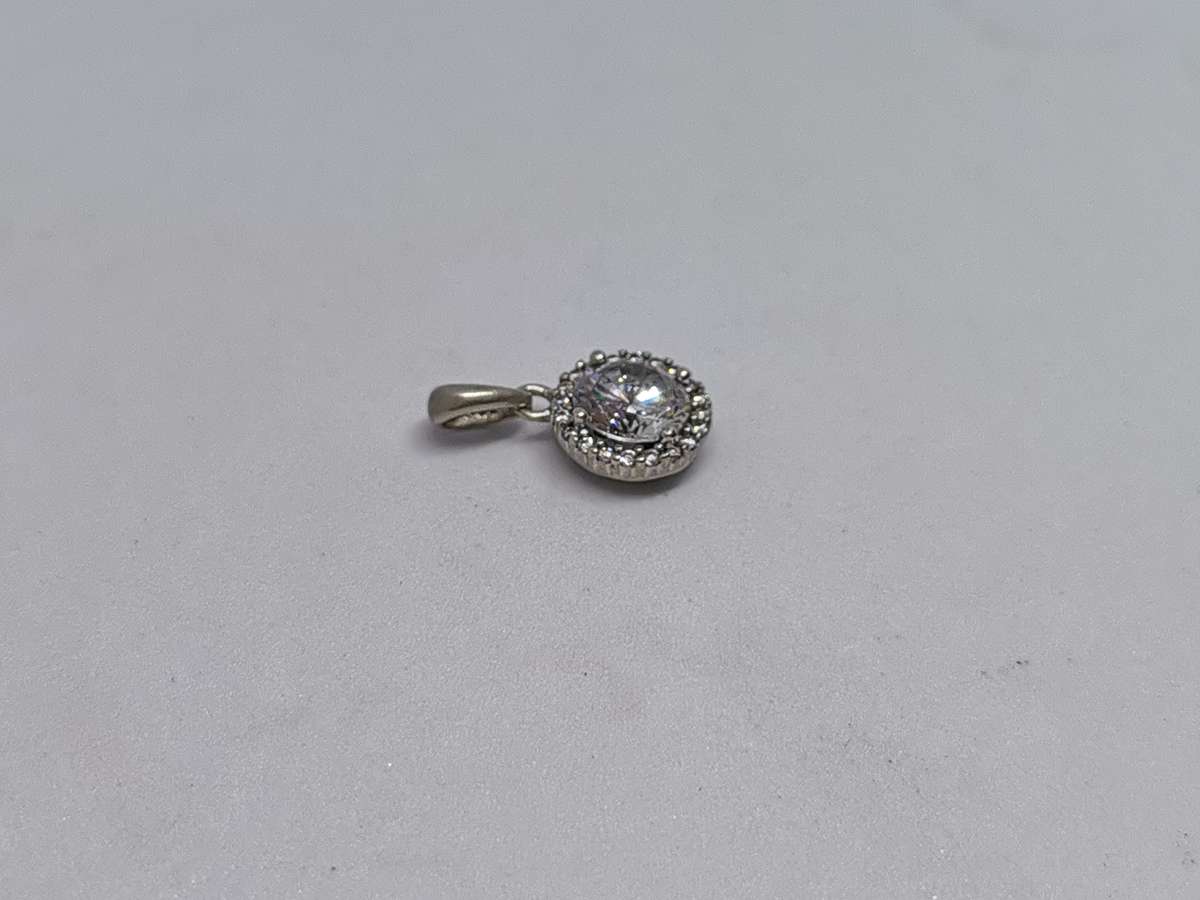 Dazzling Silver Pendant